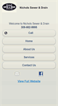 Mobile Screenshot of nicholssewerdrain.com
